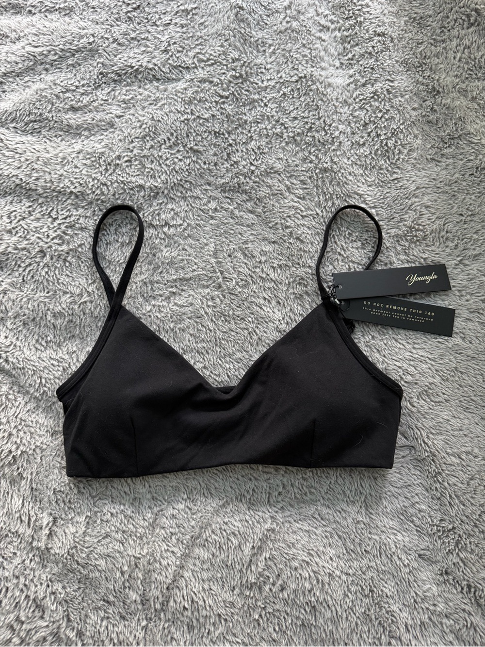 Youngla Women's Black sport bra